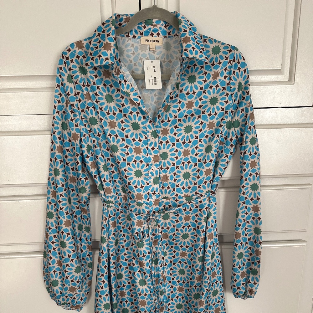 Pink Ripple dress NWT